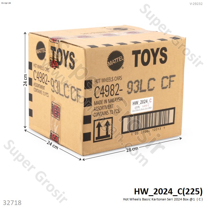 Hot Wheels Basic Kartonan Dash Lama Box @1