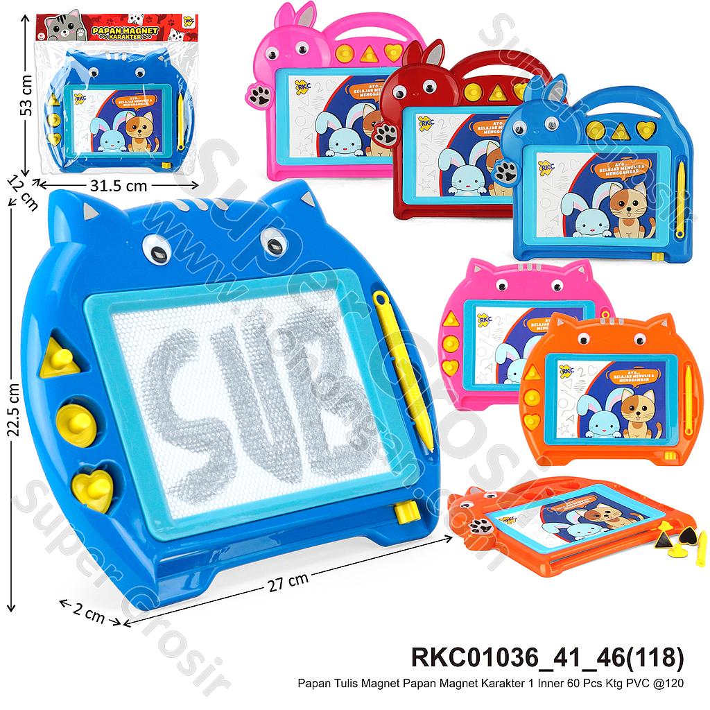 Papan Tulis Magnet Papan Magnet Karakter 1 Inner 60 Pcs Ktg PVC @120
