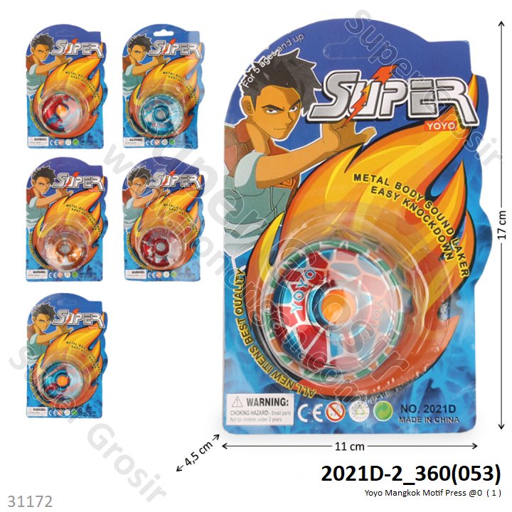 Yoyo Mangkok Corak Besi Press @360