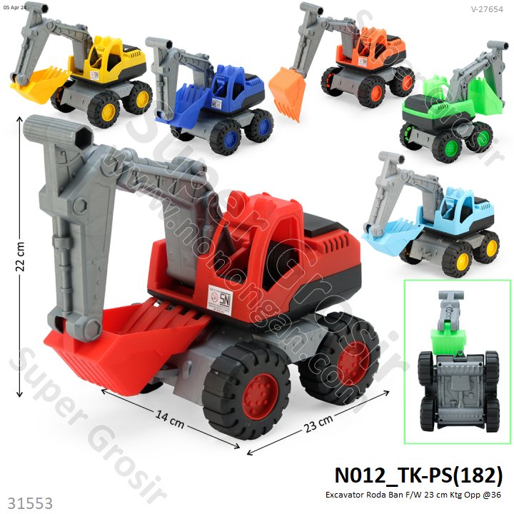 Excavator Roda Ban F/W Ktg Opp @36