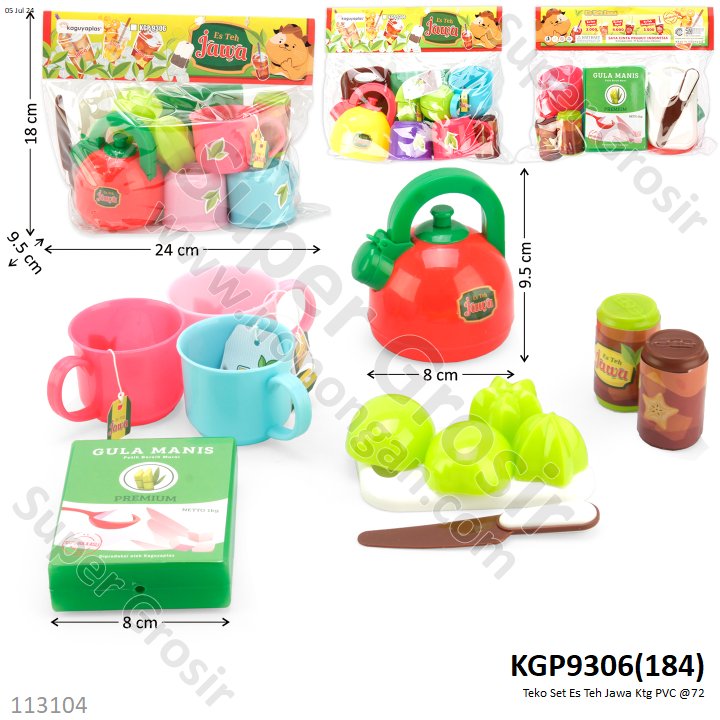 Teko Set Es Teh Jawa Ktg PVC @72