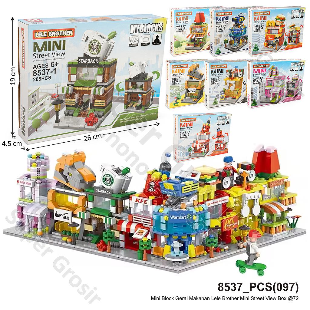 (ONLINE) Mini Block Toko Lele Brother Mini Street View Box @1