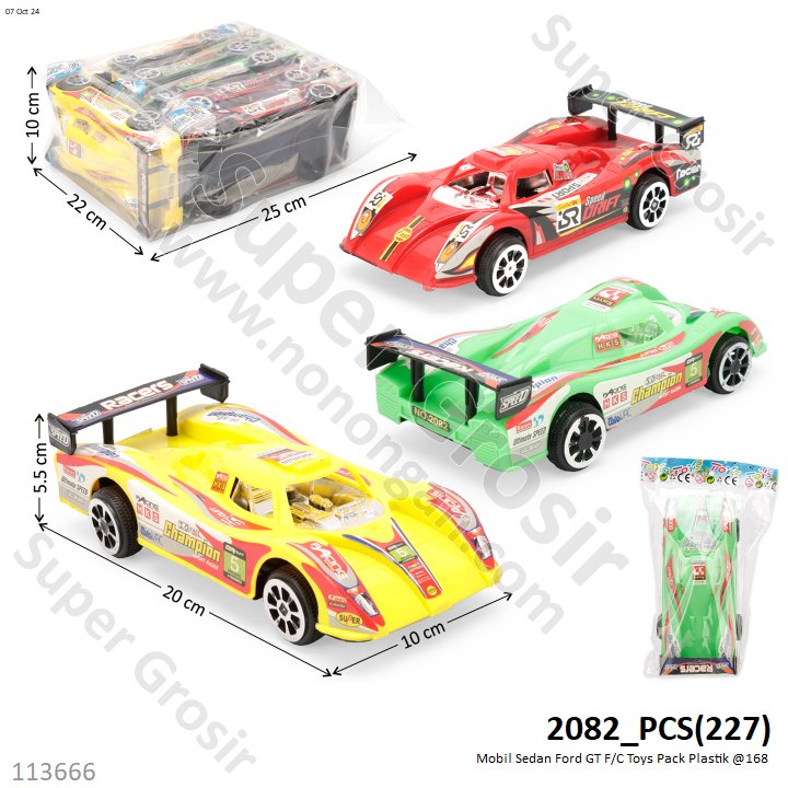 Mobil Balap Ford GT F/C Toys 1 Pack 6 Pcs Ktg Opp @168