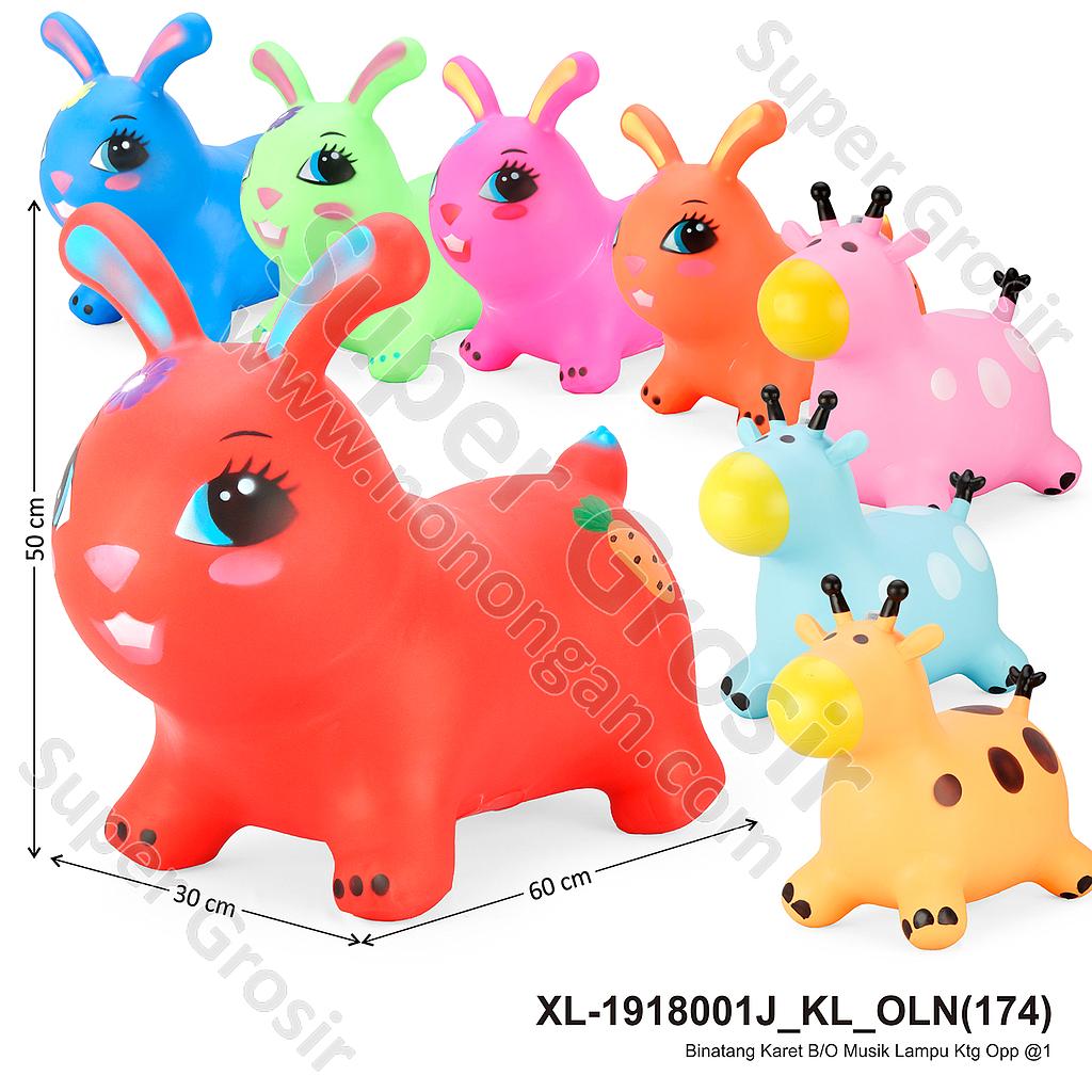 Binatang Karet B/O Musik Lampu Ktg Opp @30
