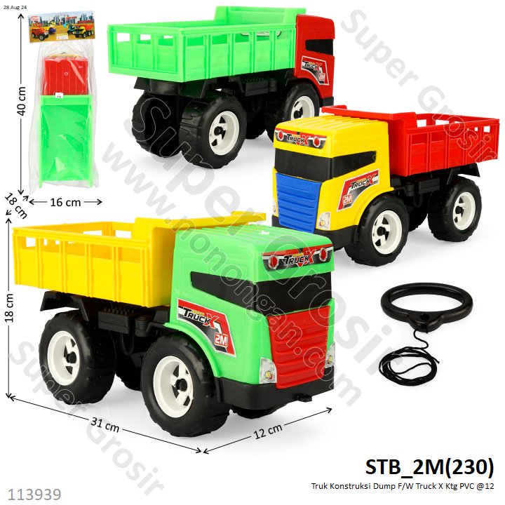 Truk Dump Tarik dan Tali Penarik F/W Truck X Ktg PVC @12