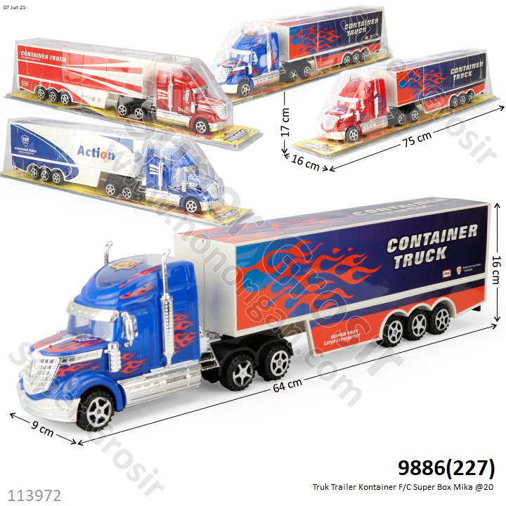 Truk Kontainer F/C Super Box Mika @20