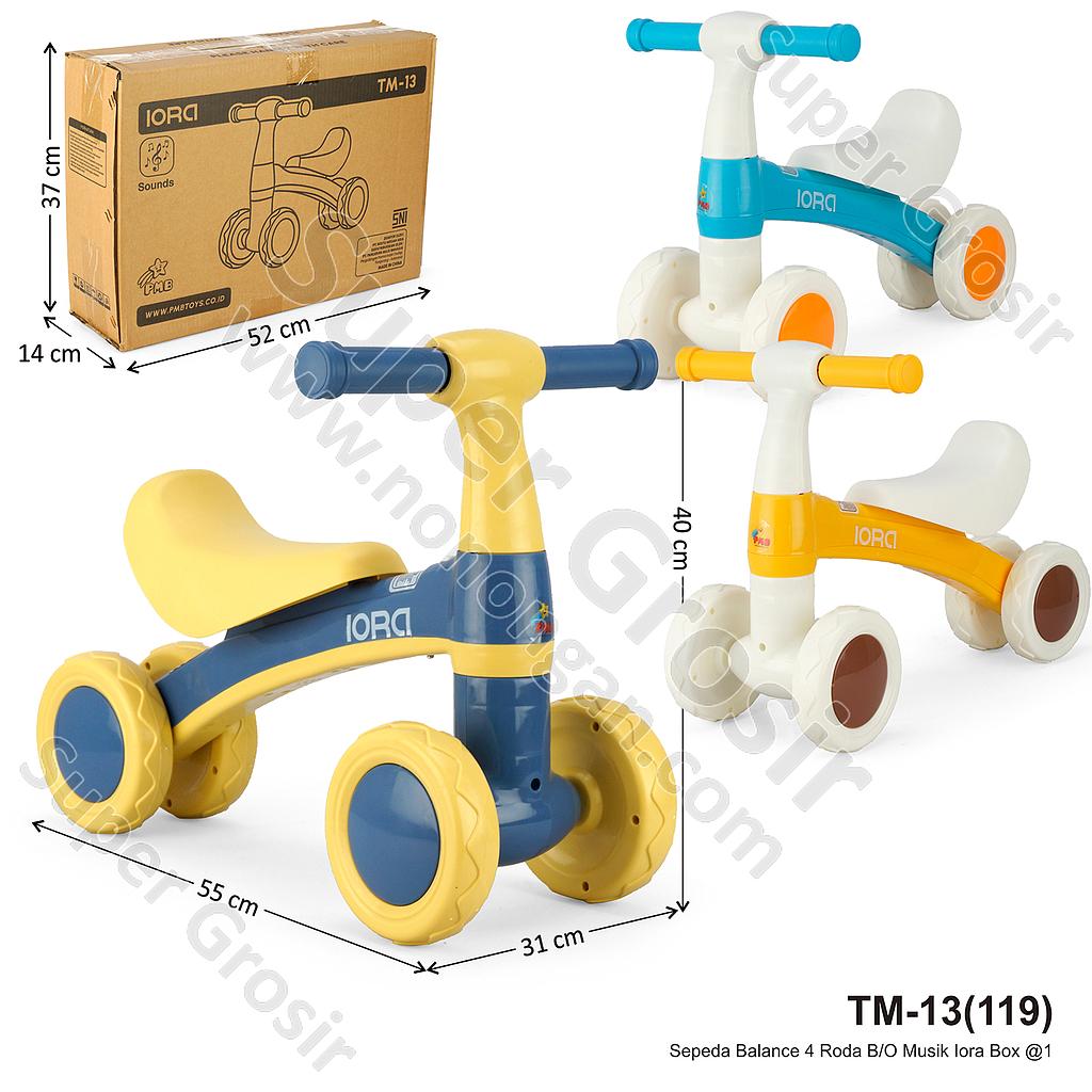 Sepeda Balance 4 Roda B/O Musik Iora Box @1