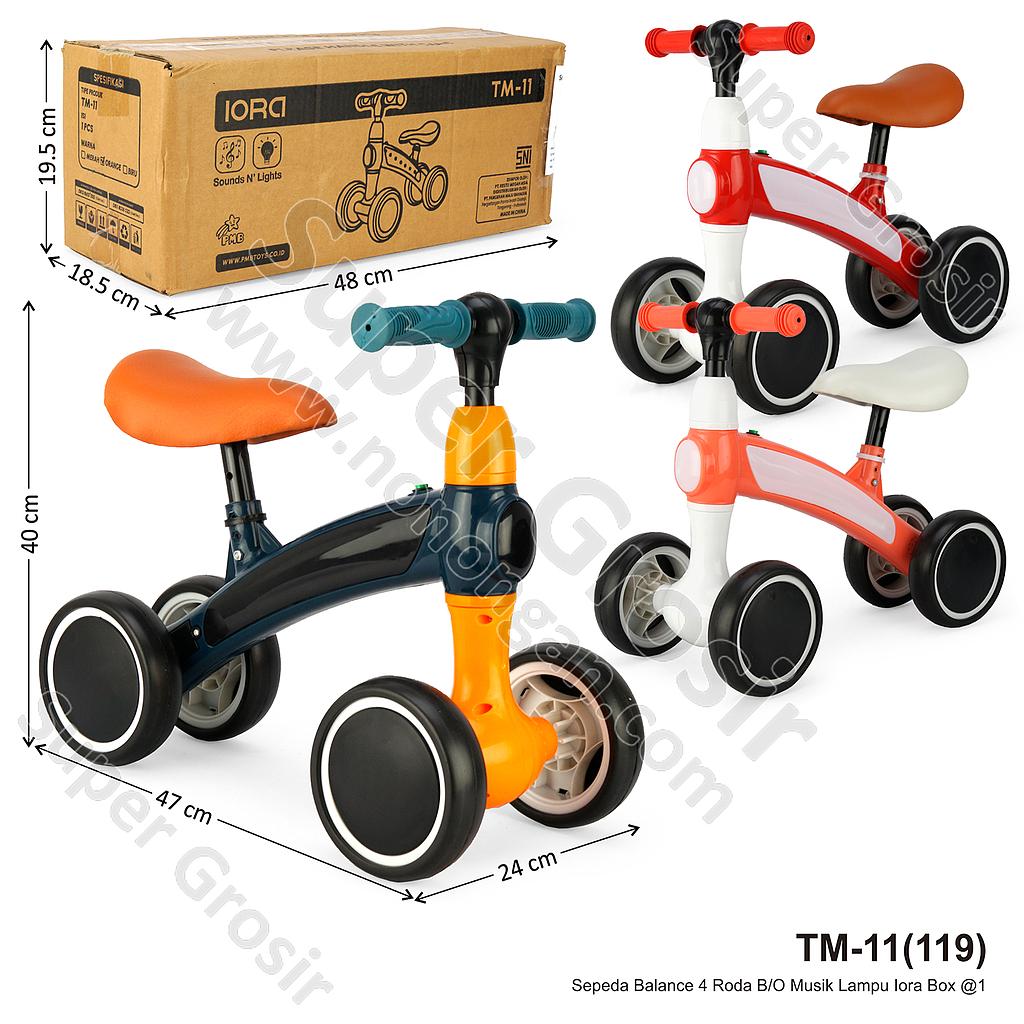 Sepeda Balance 4 Roda B/O Musik Lampu Iora Box @1
