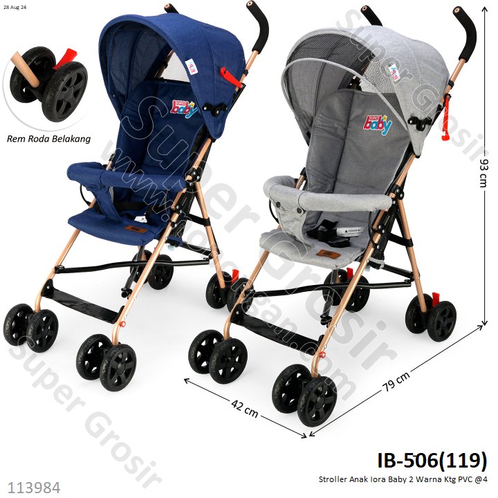 Stroller Anak Iora Baby Ktg PVC @4