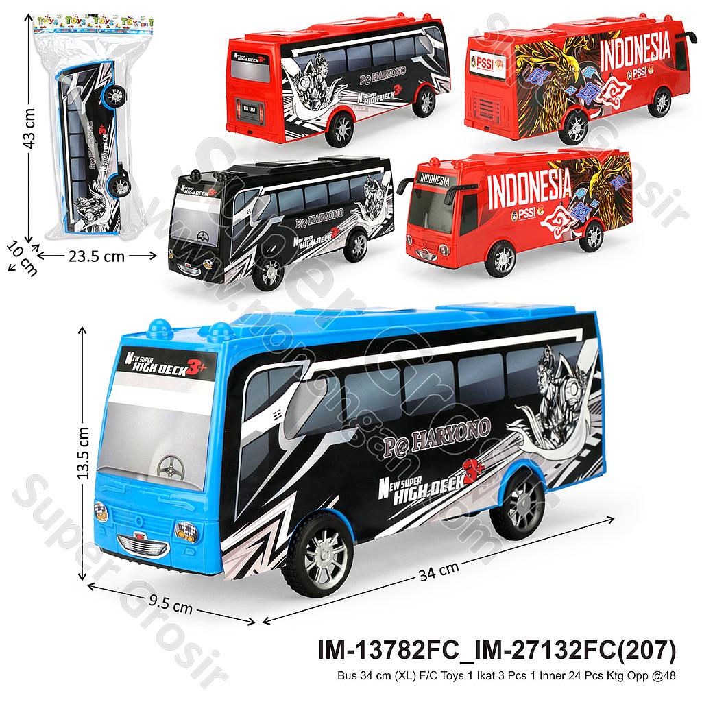 Bus 34 cm (XL) F/C Toys 1 Ikat 3 Pcs 1 Inner 24 Pcs Ktg Opp @48