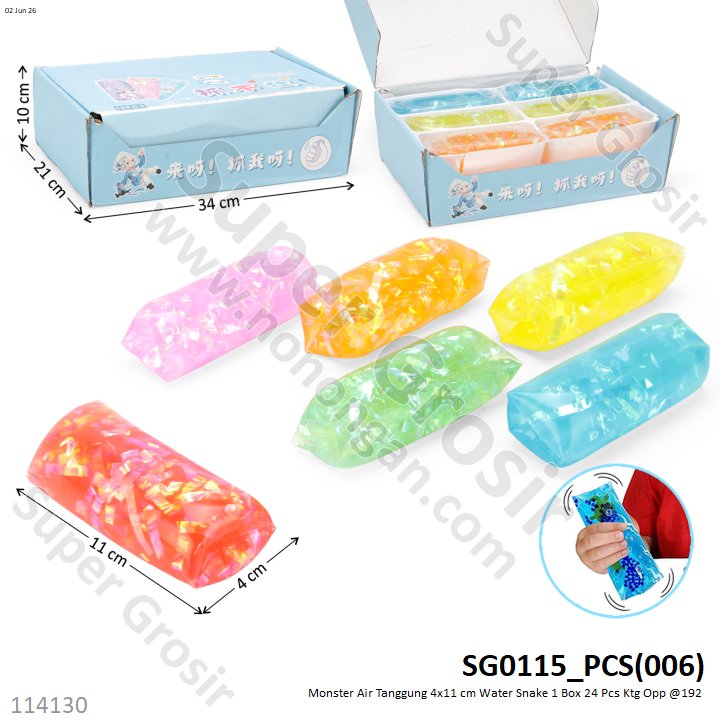 Monster Air Tanggung 4x11 cm Water Snake 1 Box 24 Pcs Ktg Opp @192