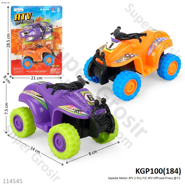 Sepeda Motor ATV 2 Pcs F/C ATV Offroad Press @72