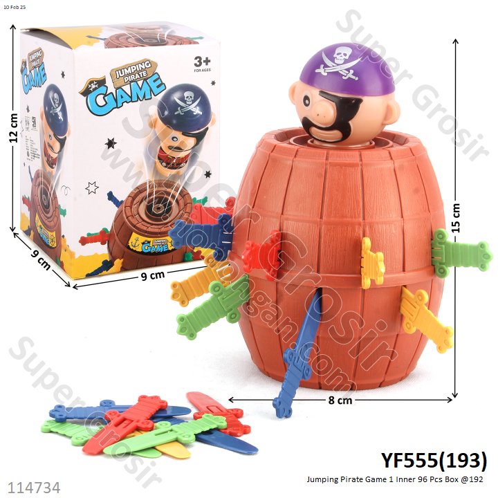 Jumping Pirate Game 1 Inner 96 Pcs Box @192 
