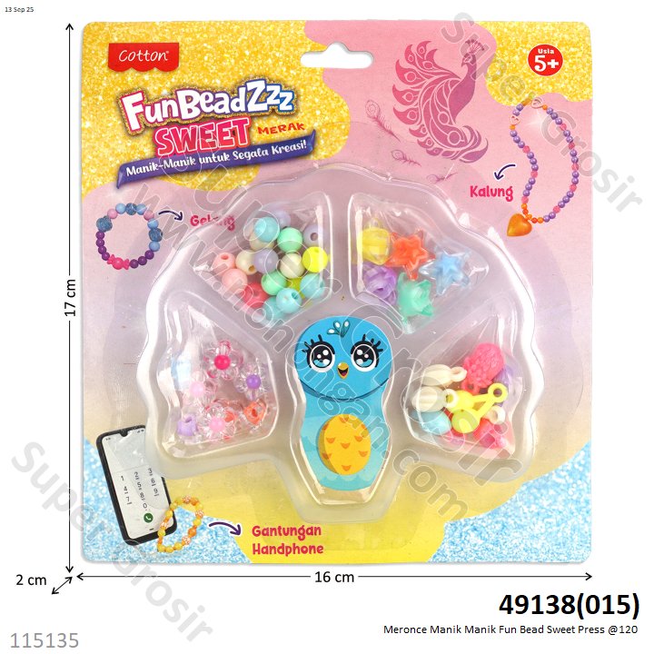 Meronce Manik Manik Fun Bead Sweet Press @120
