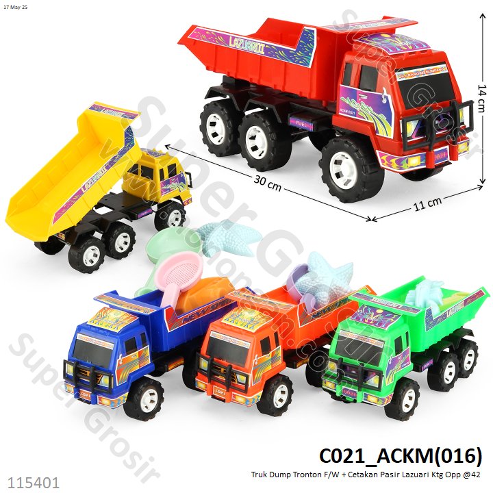 Truk Dump Tronton F/W + Cetakan Pasir Lazuari Ktg Opp @42