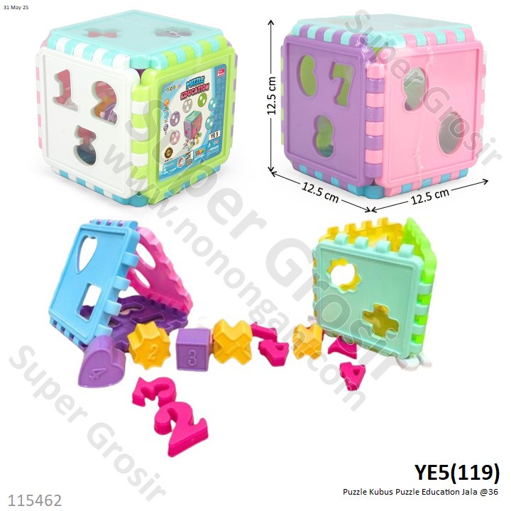 Puzzle Block Kubus Puzzle Education Jala @36