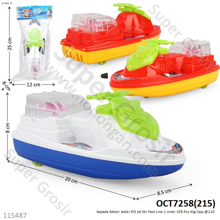 Kapal Jetski P/S Jet Ski Fast Line 1 Inner 105 Pcs Ktg Opp @210