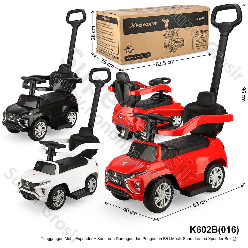 Tunggangan Mobil Expander + Sandaran Dorongan dan Pengaman B/O Musik Suara Lampu Xpander Box @1