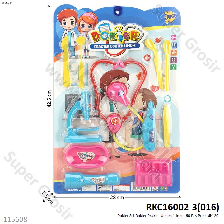 Dokter Set Dokter Prakter Umum 1 Inner 60 Pcs Press @120