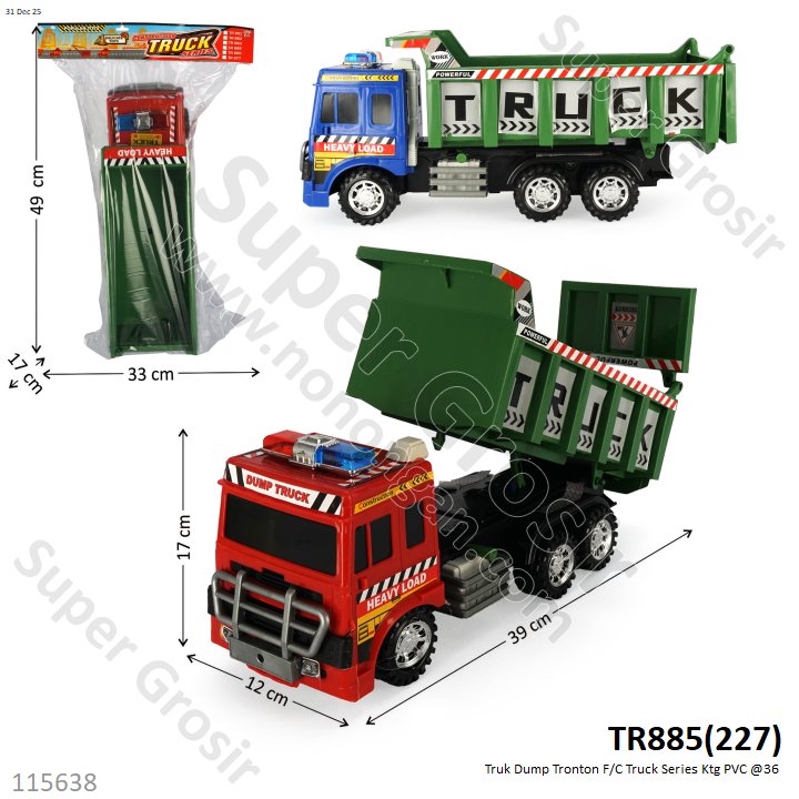 Truk Dump Tronton F/C Truck Series Ktg PVC @36