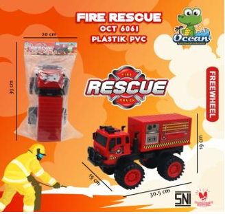 Truk Damkar Box Bigfoot F/W Rescue Ktg PVC @36