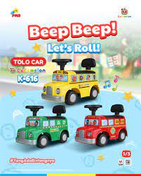 Tunggangan Bus Cocomelon B/O Klakson Lagu Anak Cocomelon Ktg Opp @6
