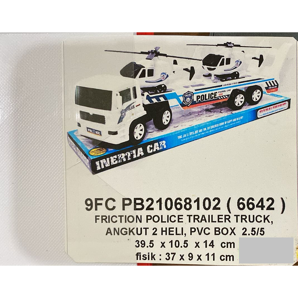 Truk Muat F/C Muat Helikopter 2 Pcs F/W Inertia Car 1 Inner 30 Pcs Box Mika @60