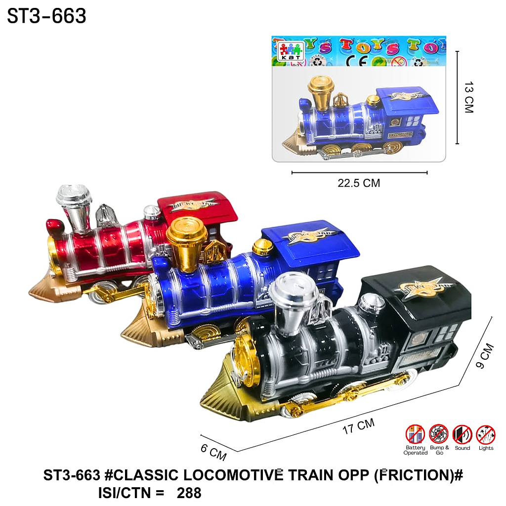 Kereta Api F/C Toys 1 Inner 144 Pcs Ktg Opp @288