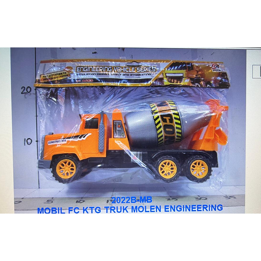 Truk Molen Tronton F/C Engineering Vehicle Series 1 Inner 48 Pcs Ktg PVC @96