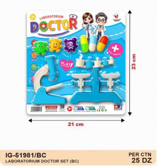 Dokter Set Laboratorium Doctor 1 Inner 150 Pcs Press @300