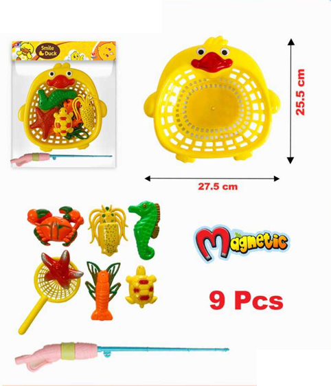 Pancingan Magnet + Keranjang Bebek Smile Duck 1 Inner 30 Pcs Ktg Opp @60