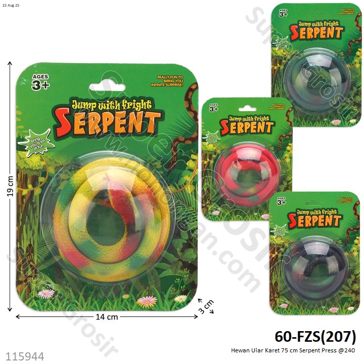 Hewan Ular Karet 75 cm Serpent Press @240