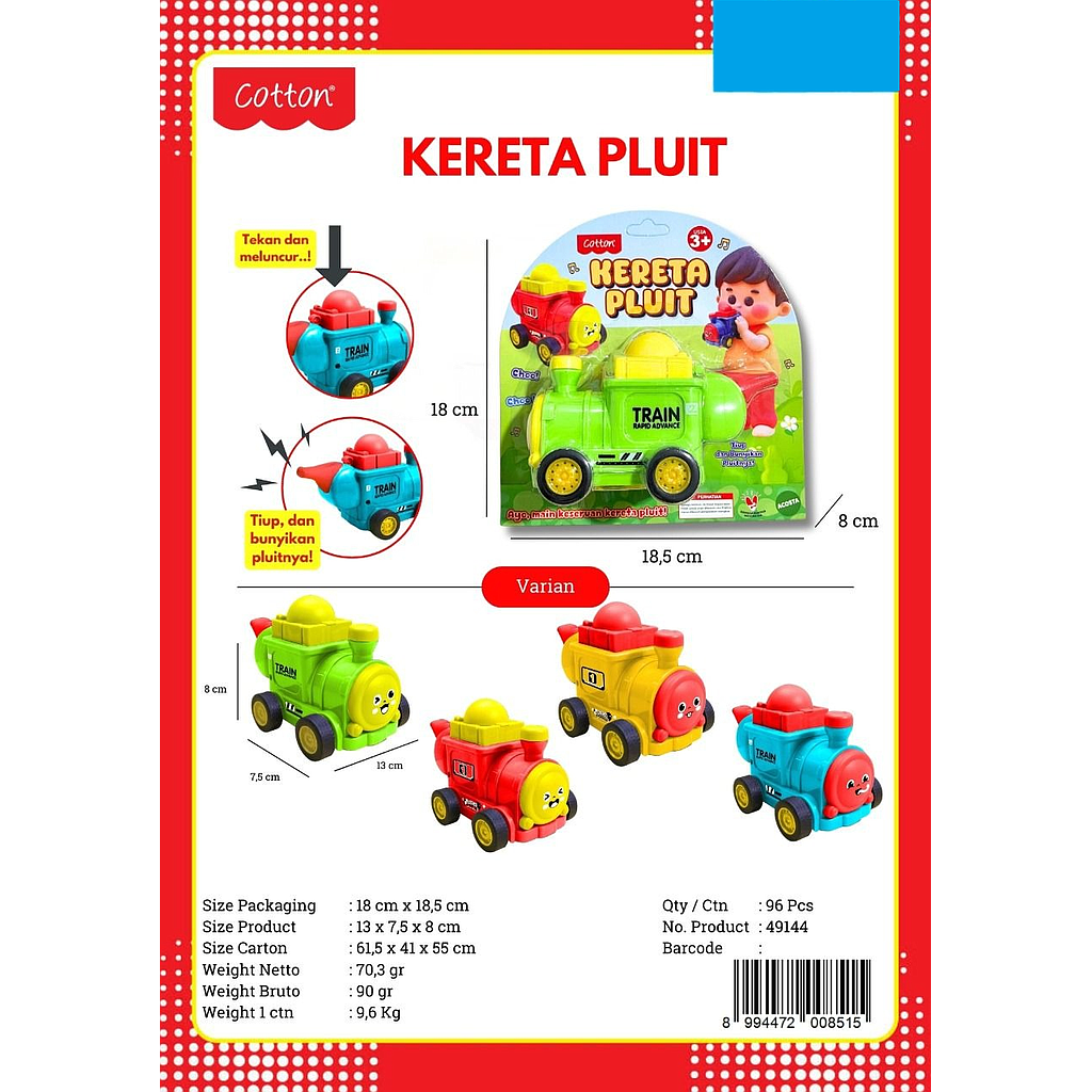 Kereta Api Pluit F/W Kereta Pluit Press @96
