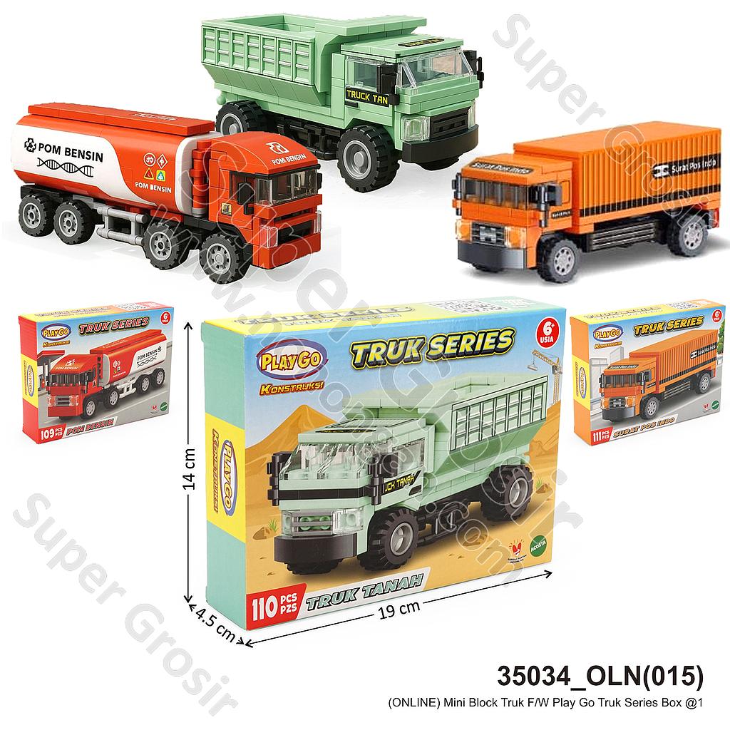  Mini Block Truk F/W Play Go Truk Series Box @42