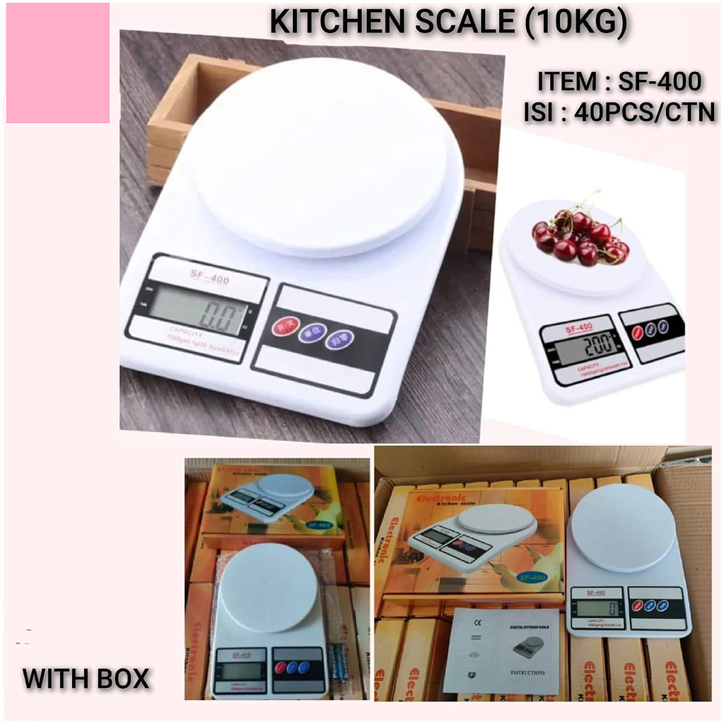 Timbangan Dapur Digital Electronic Kitchen Scale Box @40