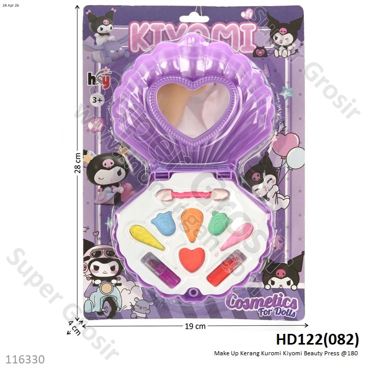 Make Up Kerang Kuromi Kiyomi Beauty Press @180