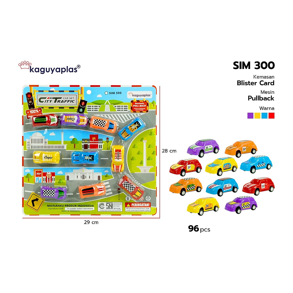 Mobil 10 Pcs P/B City Traffic Press @96