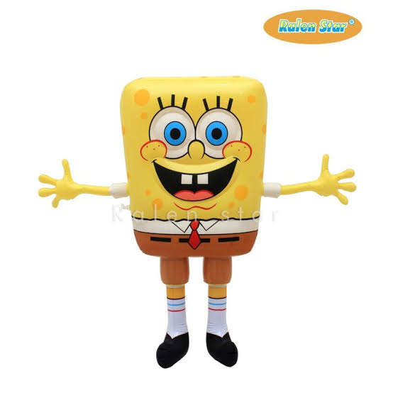 Mainan Tiupan Karakter Spogebob Squarepants 1 Inner 14 Pcs Ktg PVC @126