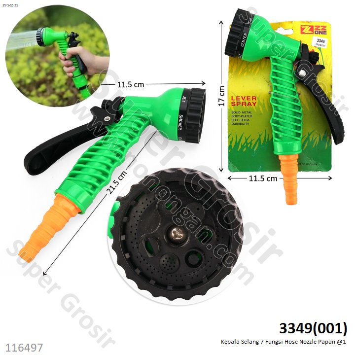 Kepala Selang 7 Fungsi Hose Nozzle Papan @1