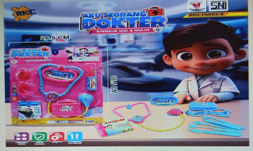 Dokter Set Aku Seorang Dokter 1 Inner 78 Pcs Press @156