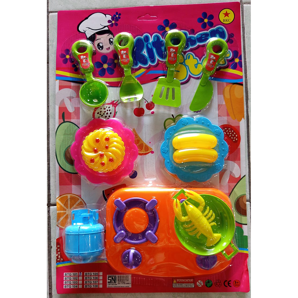 Cooking Set Kompor Set Makanan Kitchen Star Press @72