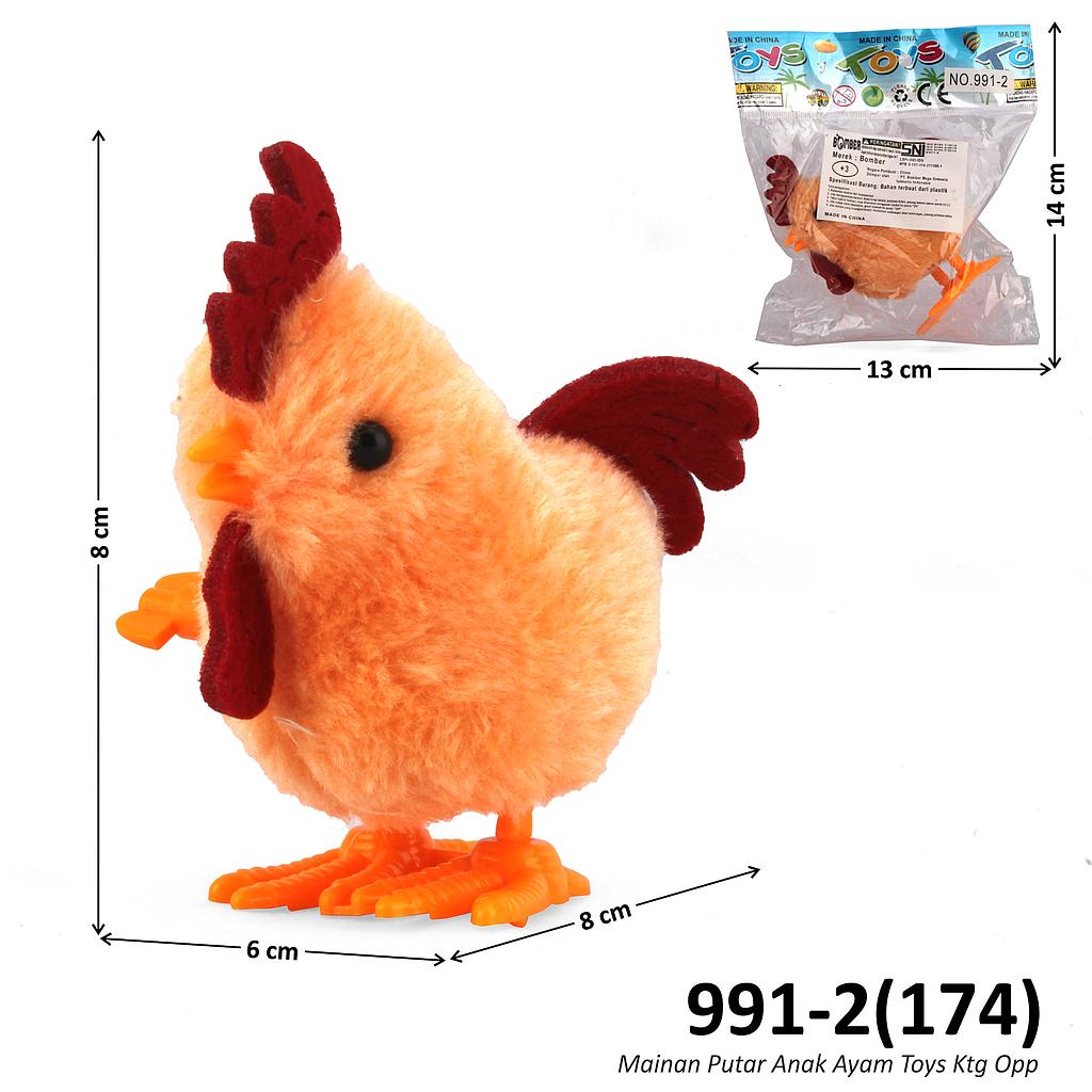 Mainan Putar Ayam Jago W/U Toys 1 Pack 12 Pcs Ktg Opp @600