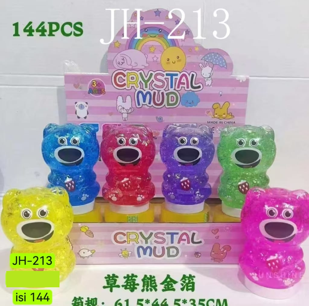 Slime Botol Lotso Crystal Mud 1 Box 12 Pcs Botol @144