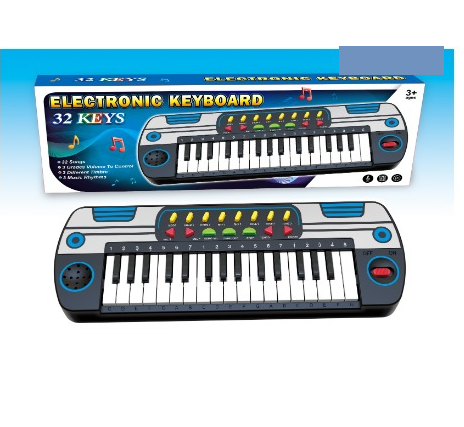 Piano Electronic Keyboard 32 Kunci B/O Musik Suara Box @120