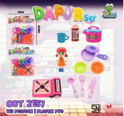Cooking Set Kompor Portable + Acc Funny Kitchen 1 Inner 81 Pcs Ktg PVC @162