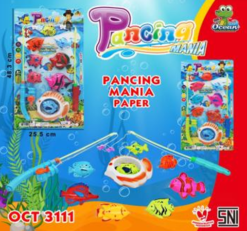 Pancingan Magnet 2 Joran 8 Ikan + Kolam Pancing Press @102