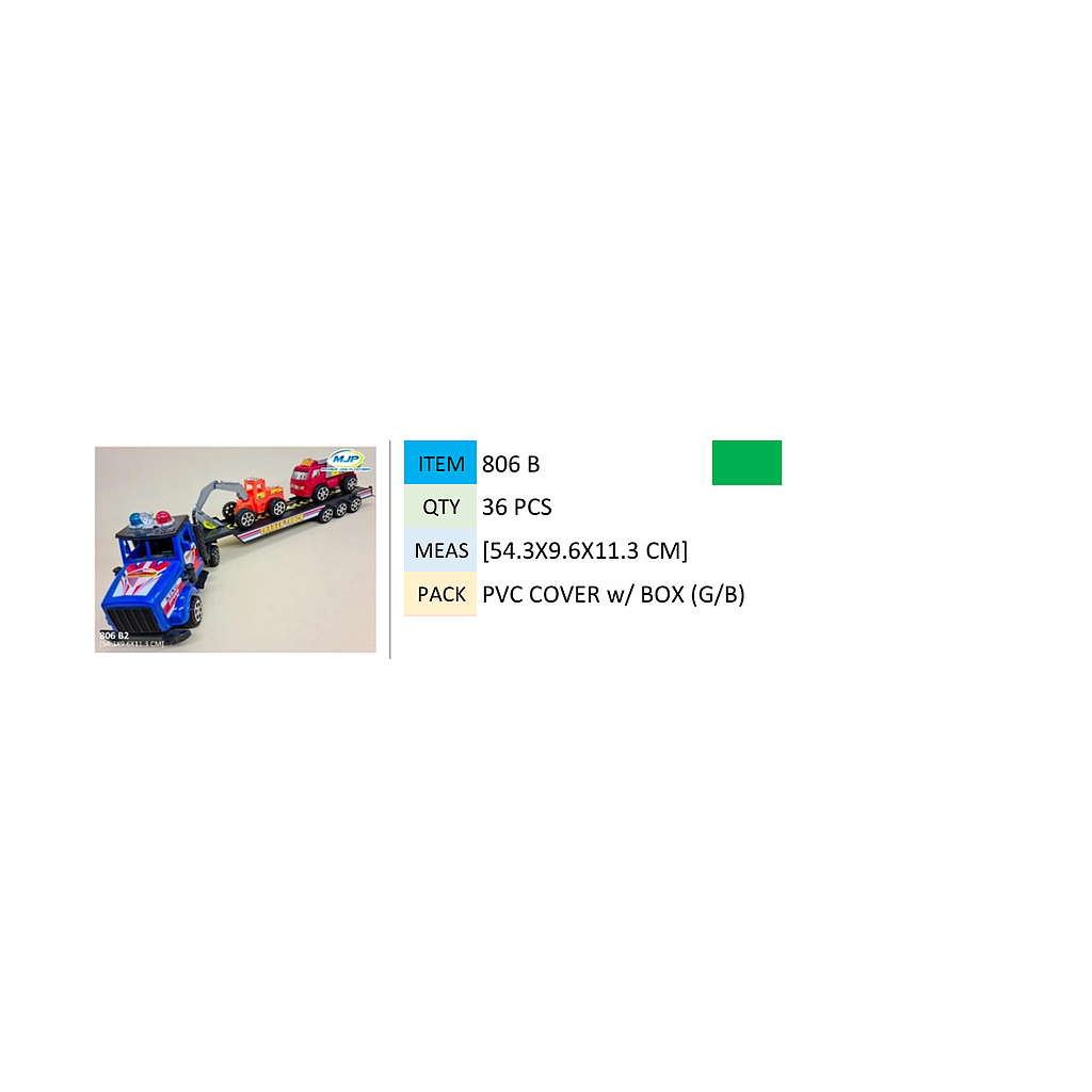 Truk Trailer Muat F/C Muat 2 Truk F/W Truck Hero 806B Box Mika @36