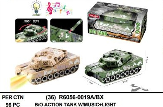 Tank B/O Jalan Suara Lampu B/O Tank 1 Ikat 3 Pcs Box Window @96