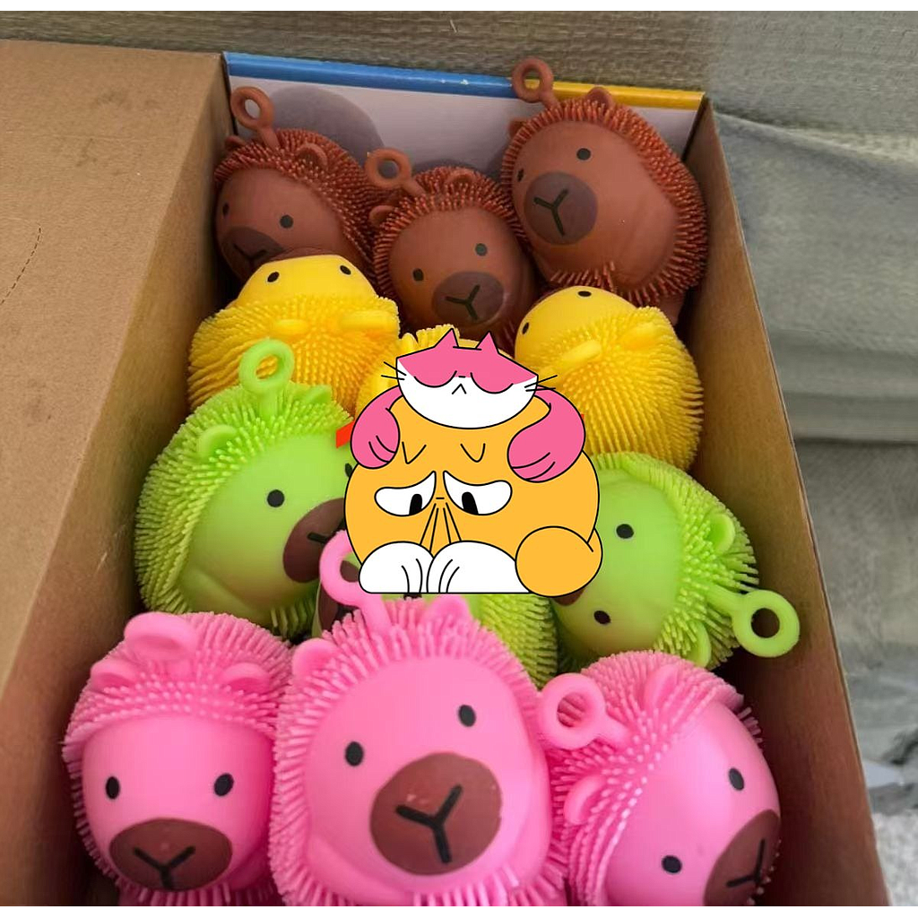 Ubur-Ubur Kapibara Lampu Puffer Ball 1 Box 40 Pcs Loose Pack @720