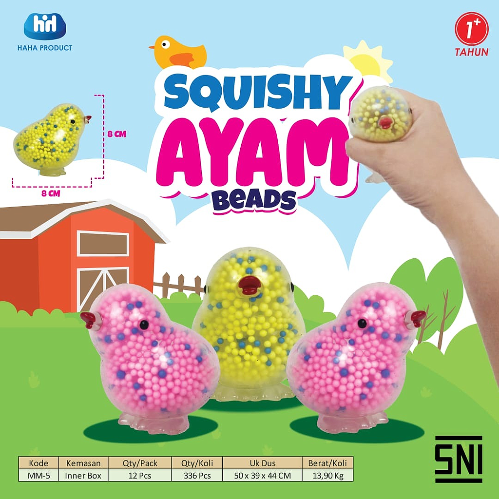 Squishy Beads Lampu 1 Box 12 Pcs Ktg Opp @336